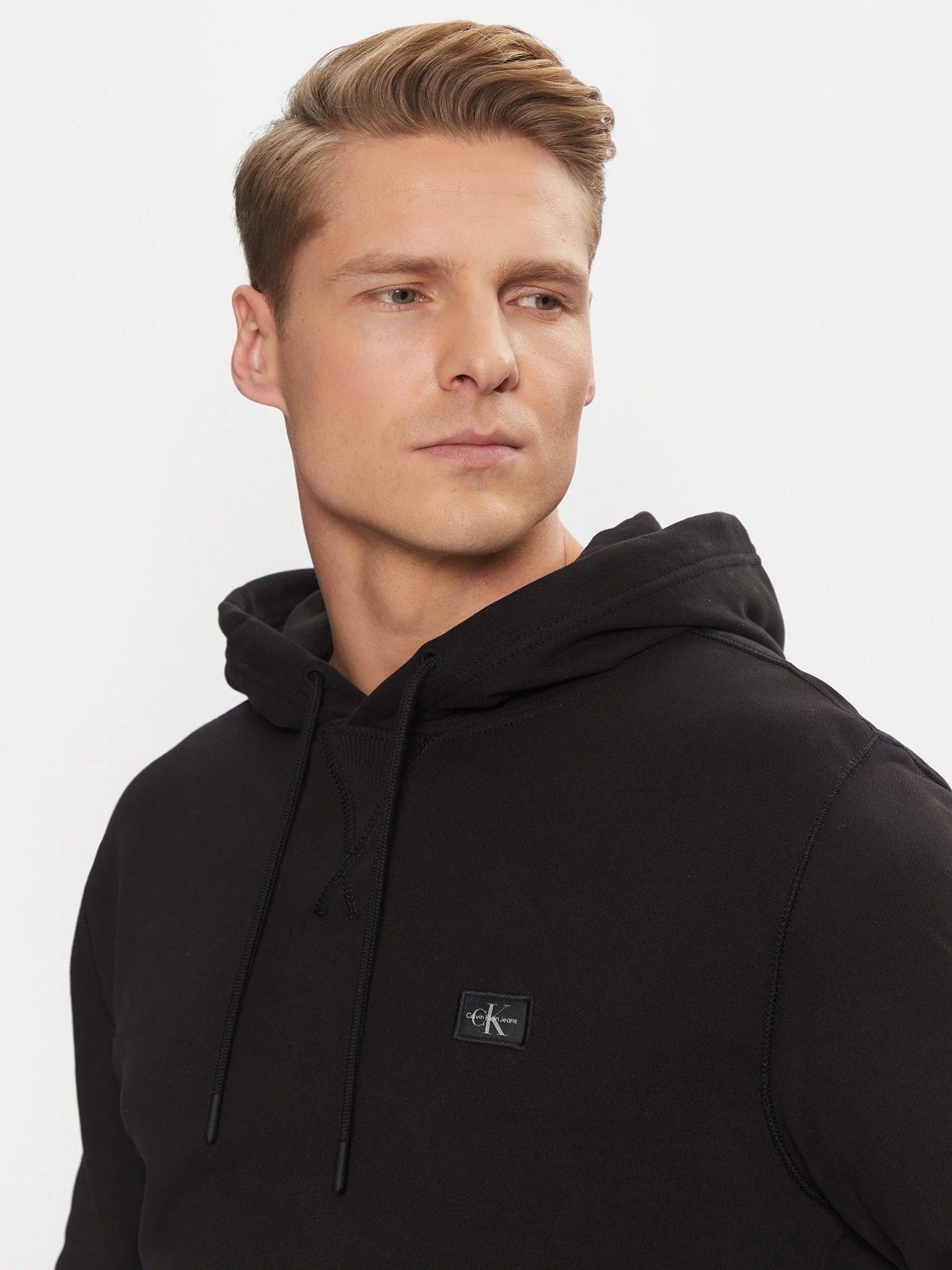 Calvin Klein Camisola Hoodie J30j327113 Black Preto_shot1