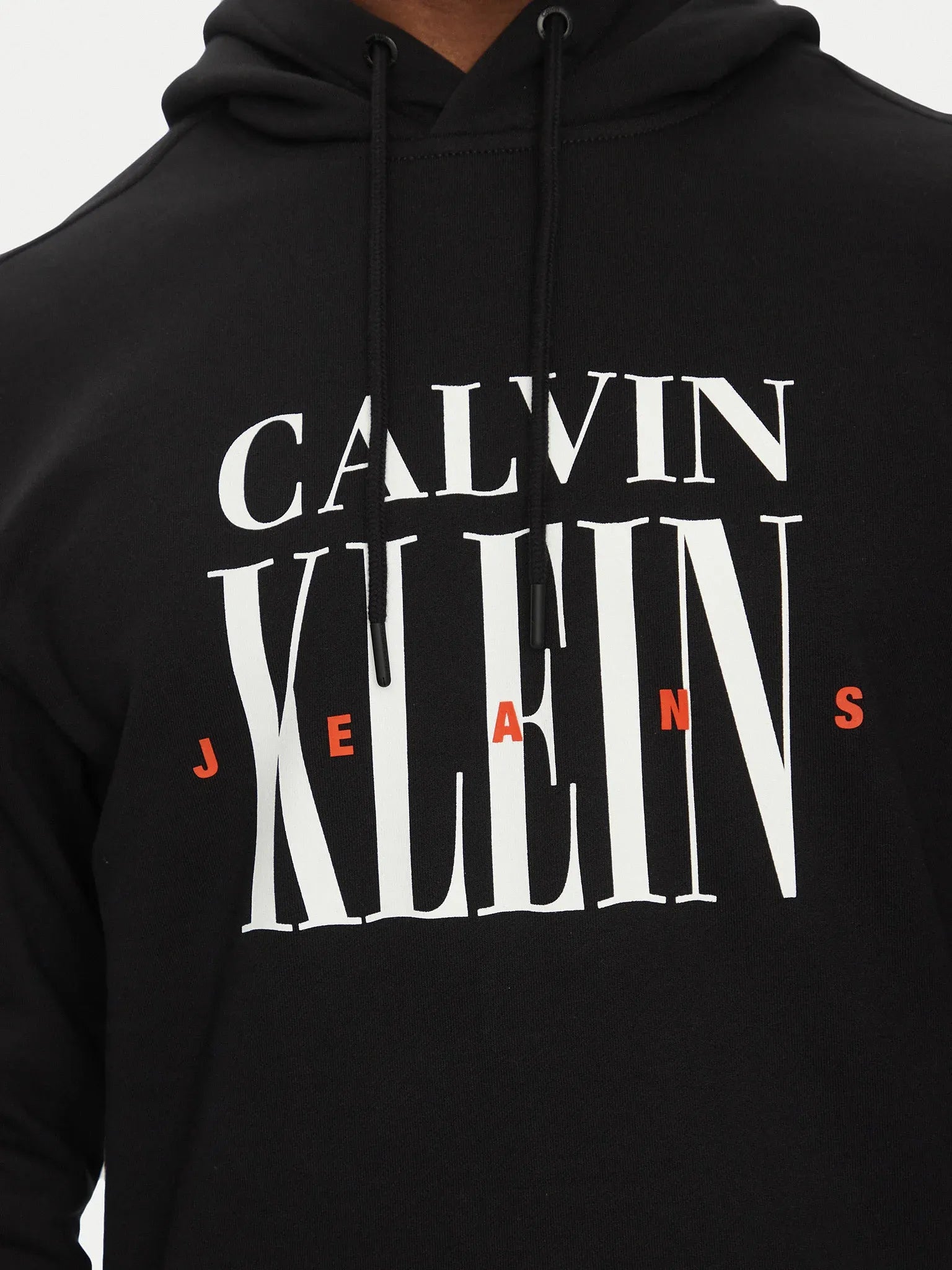 Calvin Klein Camisola Hoodie J30j327520 Black Preto_shot5