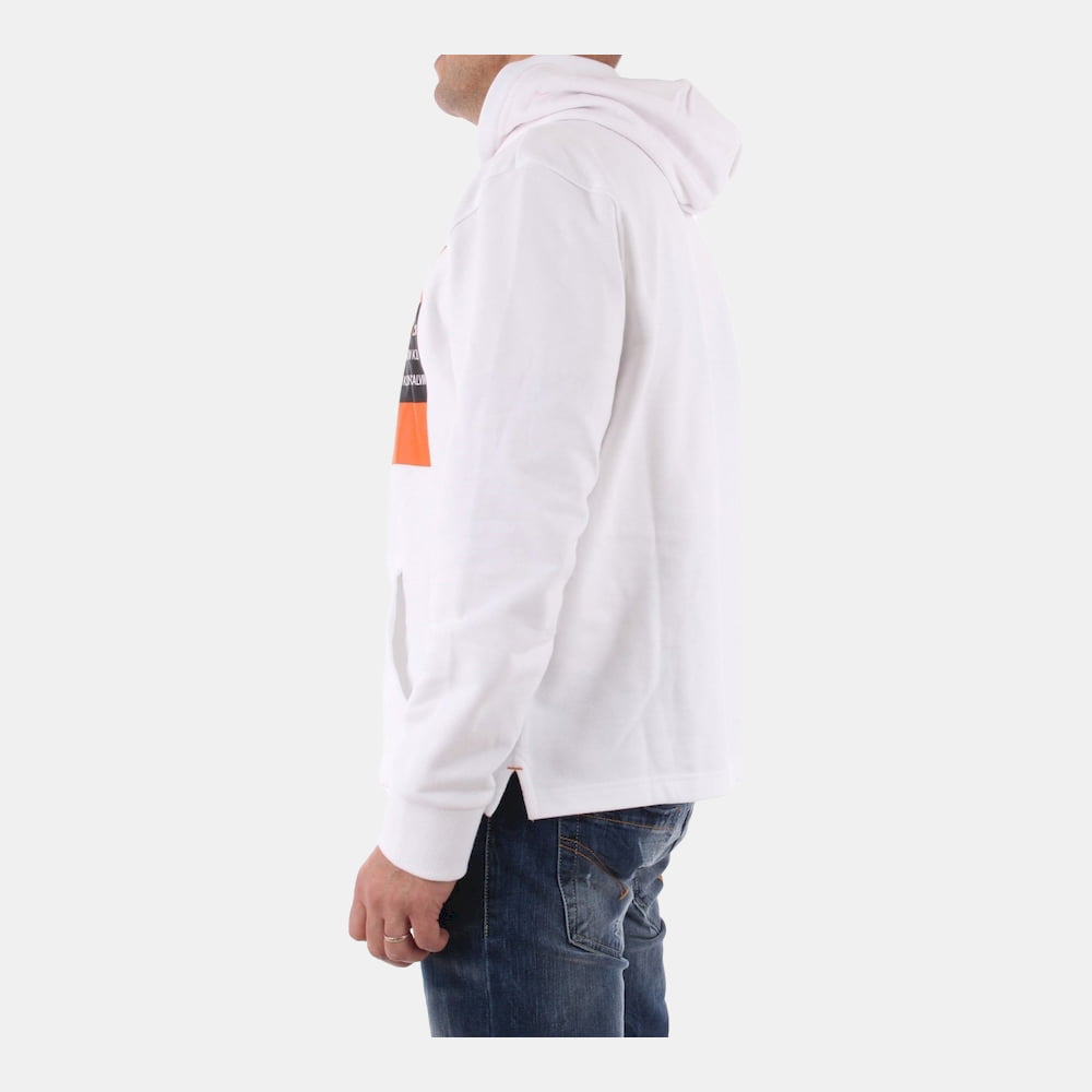 Calvin Klein Camisola Hoodie K10k106367 White Oran Branco Laranja Shot4