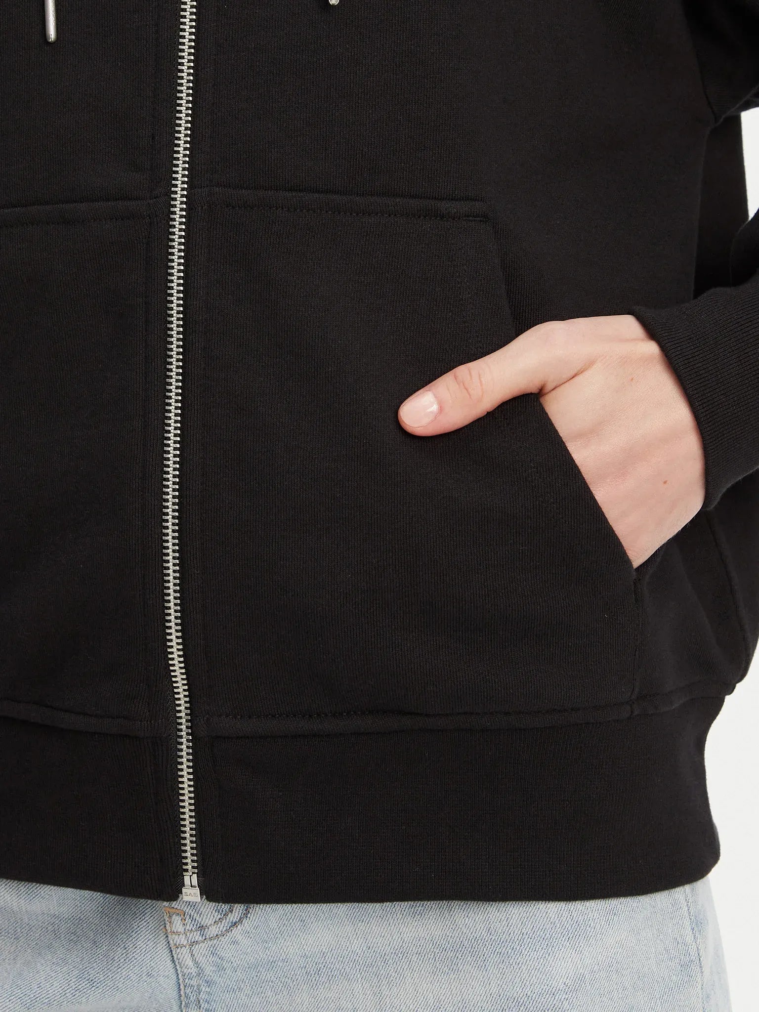 Calvin Klein Camisola Hoodie Lv047b270g Black Preto_shot5