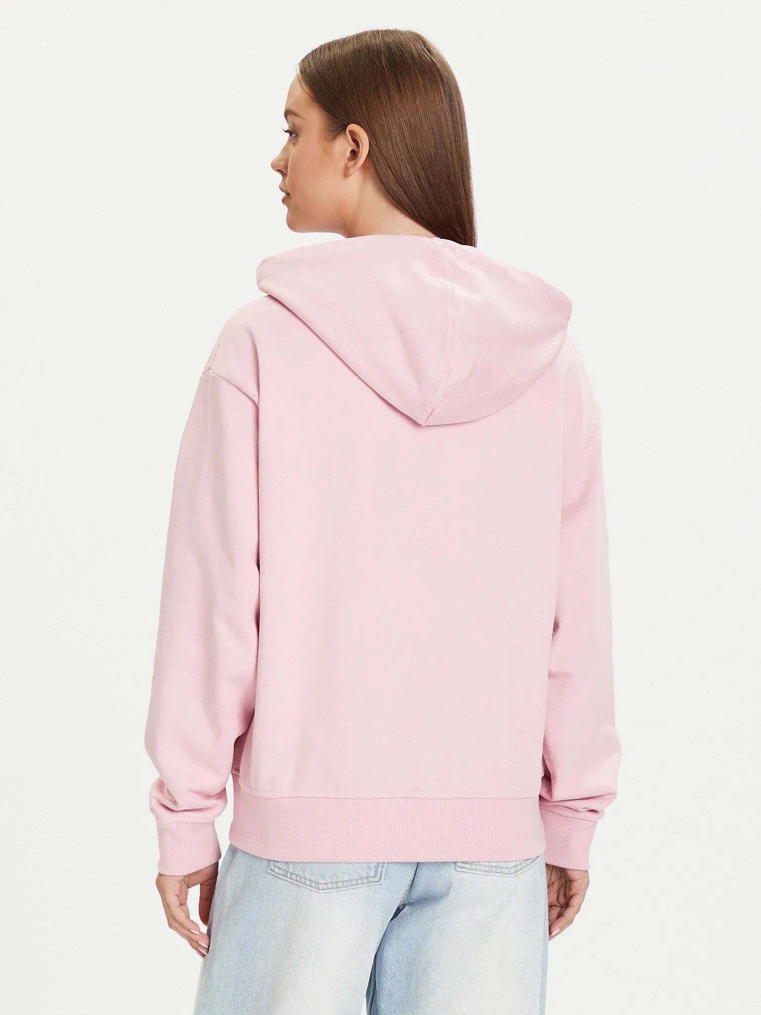 Calvin Klein Camisola Hoodie Lv047b270g Pink Rosa_shot2