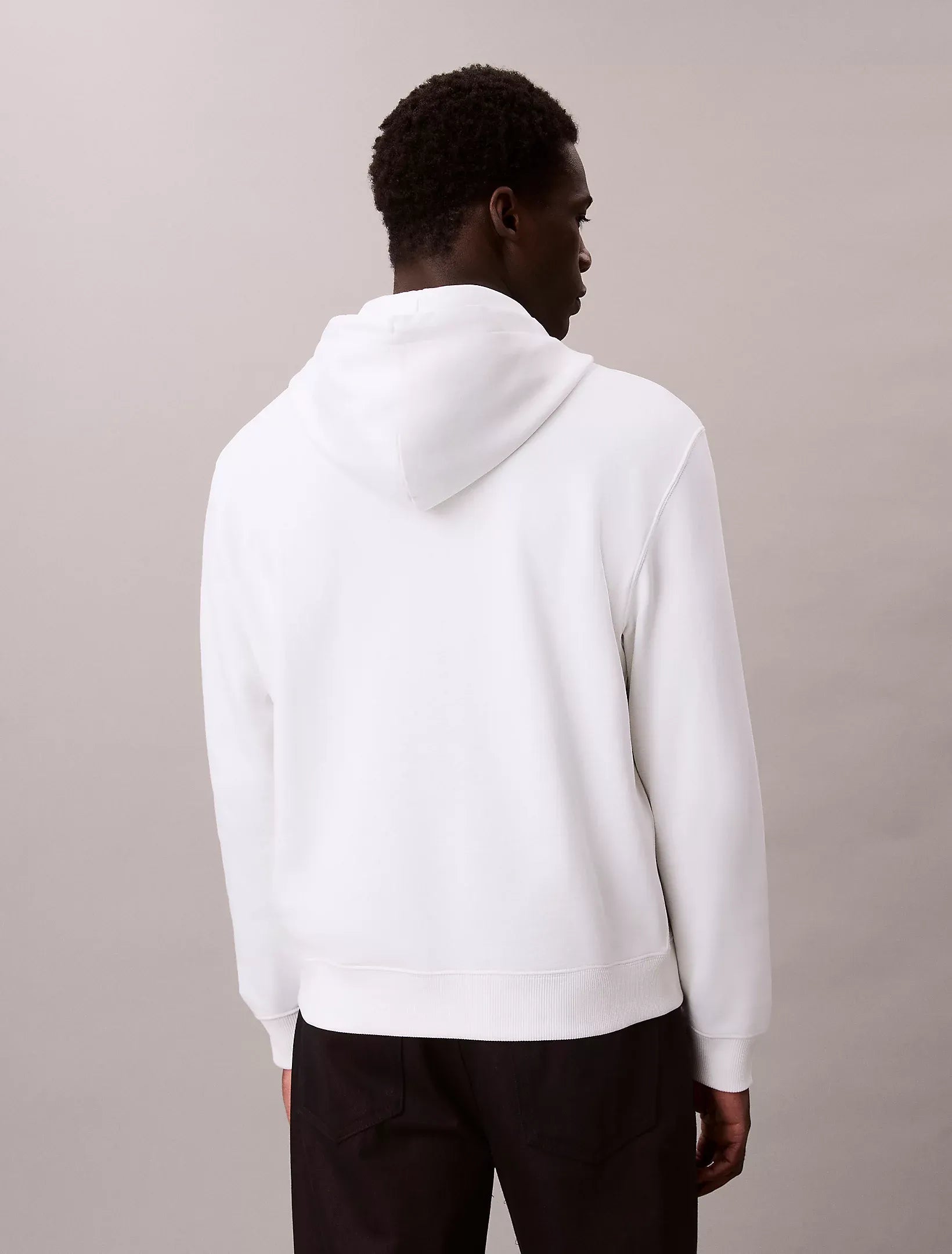 Calvin Klein Camisola Hoodie Lv04rd258g White Branco_shot5