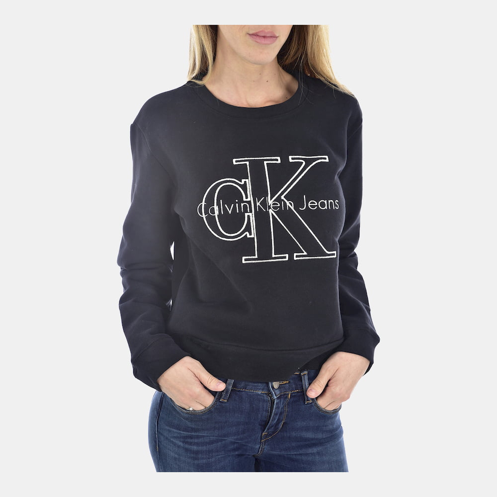 Calvin Klein Camisola Sweat J20j205649 Black Preto Shot12