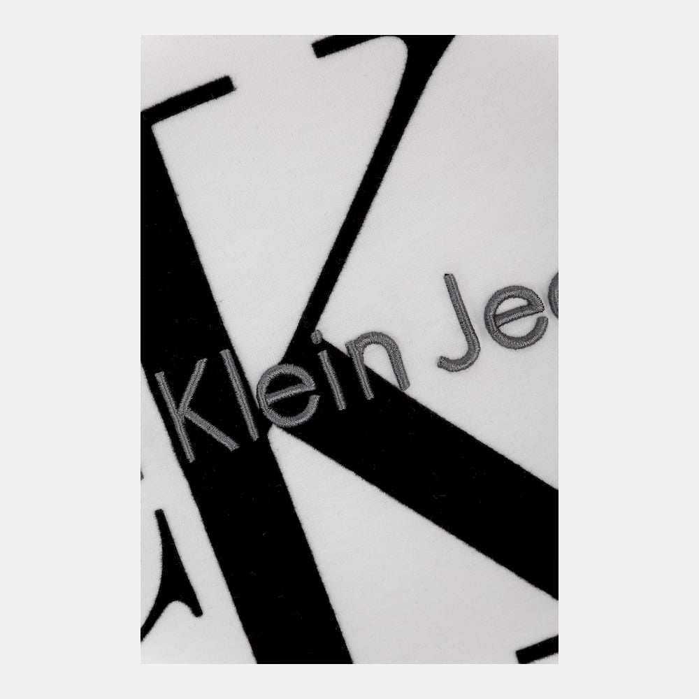 Calvin Klein Camisola Sweat J30j305664 White Branco Shot4