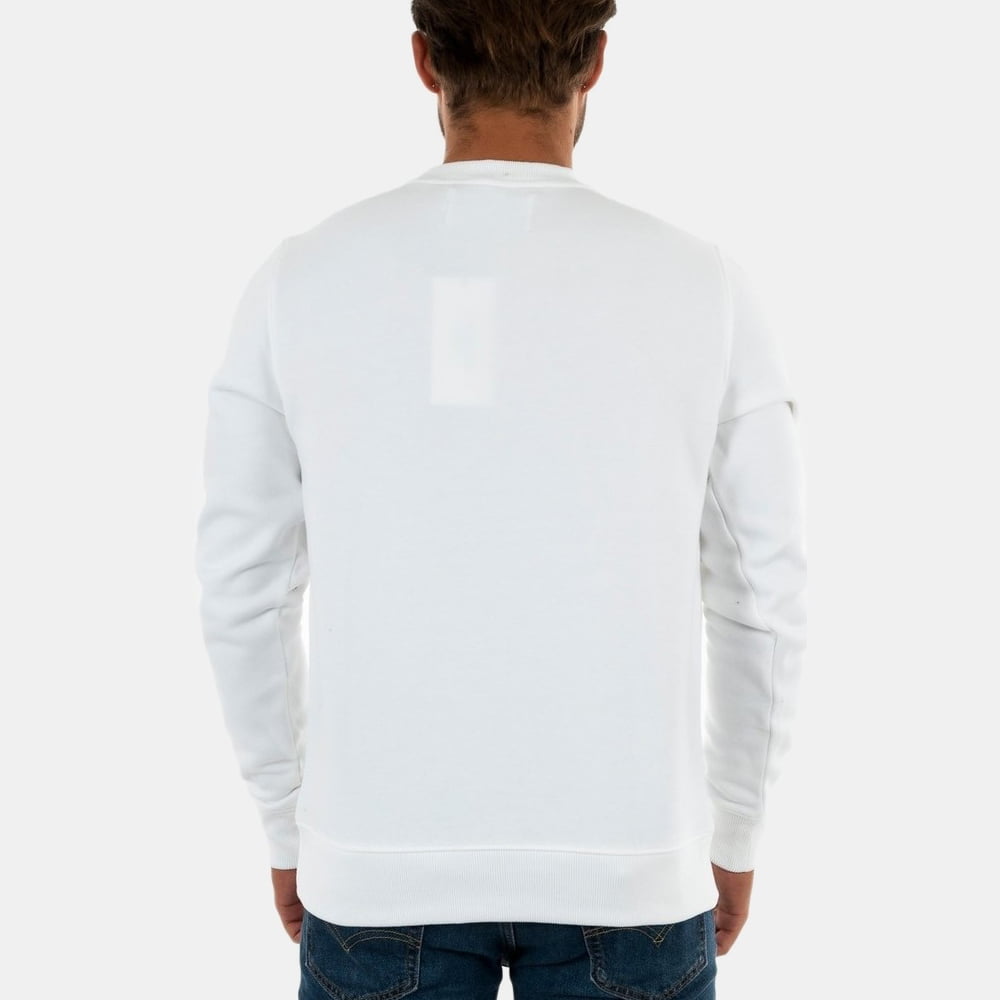Calvin Klein Camisola Sweat J30j321900 White Branco Shot7