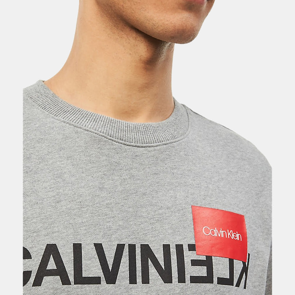 Calvin Klein Camisola Sweat K10k104517 Grey Cinza Shot5