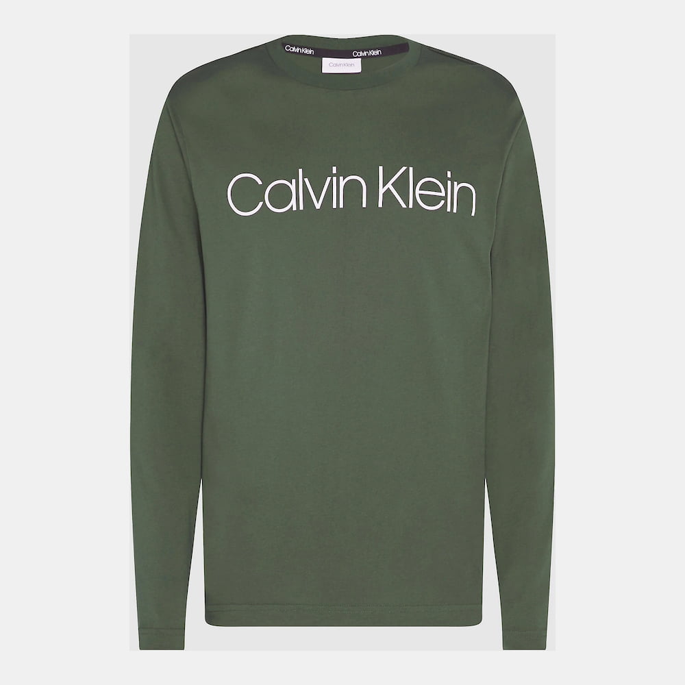 Calvin Klein Camisola Sweat K10k104690 Olive Olive Shot4