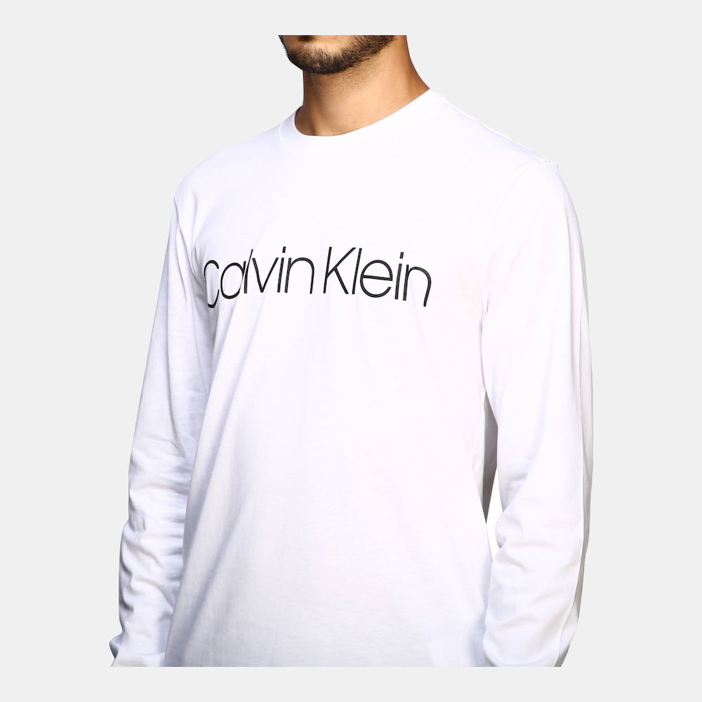 Calvin Klein Camisola Sweat K10k104690 White Branco Shot8