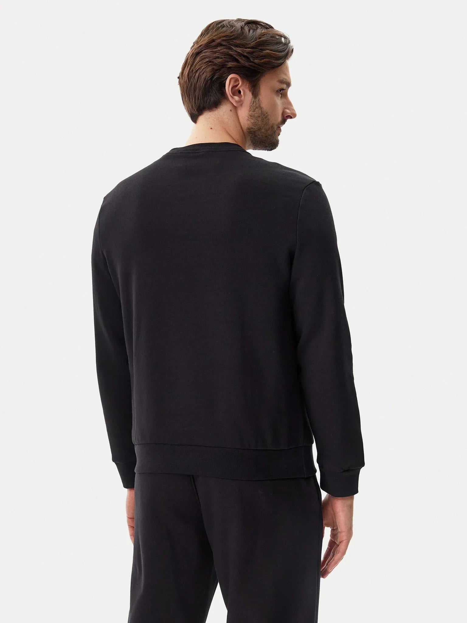 Calvin Klein Camisola Sweat Lv040bm801 Black Preto_shot3