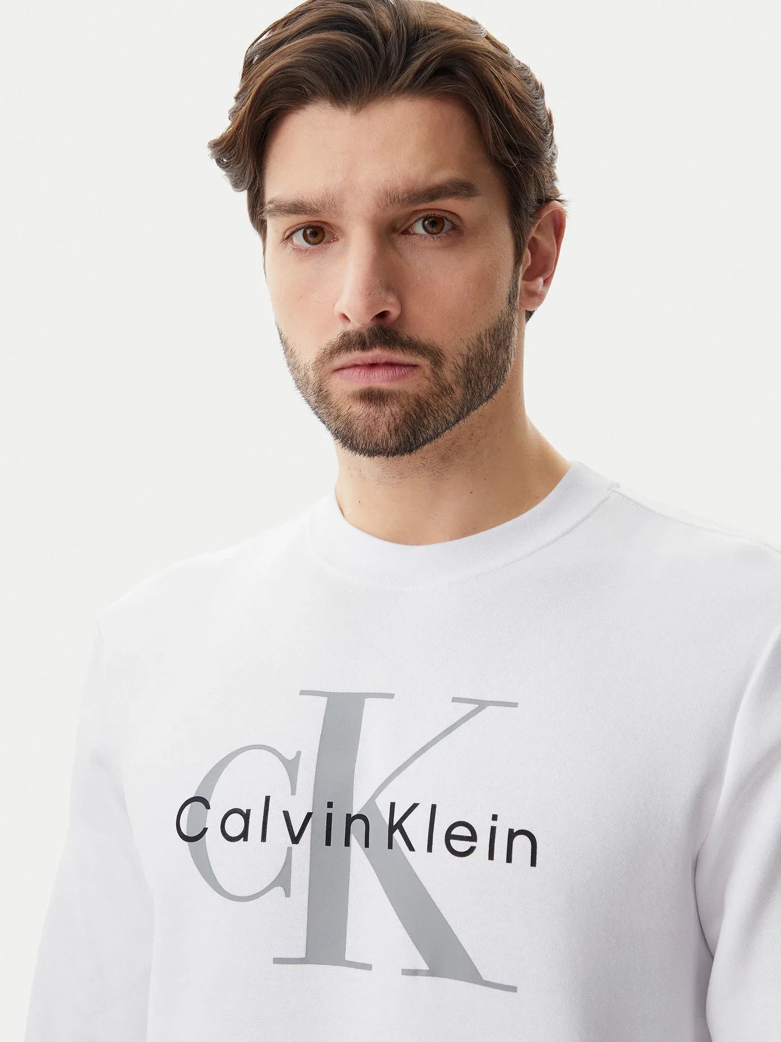 Calvin Klein Camisola Sweat Lv040bm801 White Branco_shot4