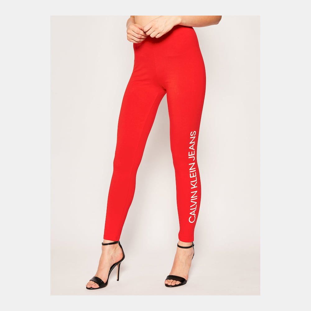 Calvin Klein Legging J20j213830 Red Vermelho Shot8