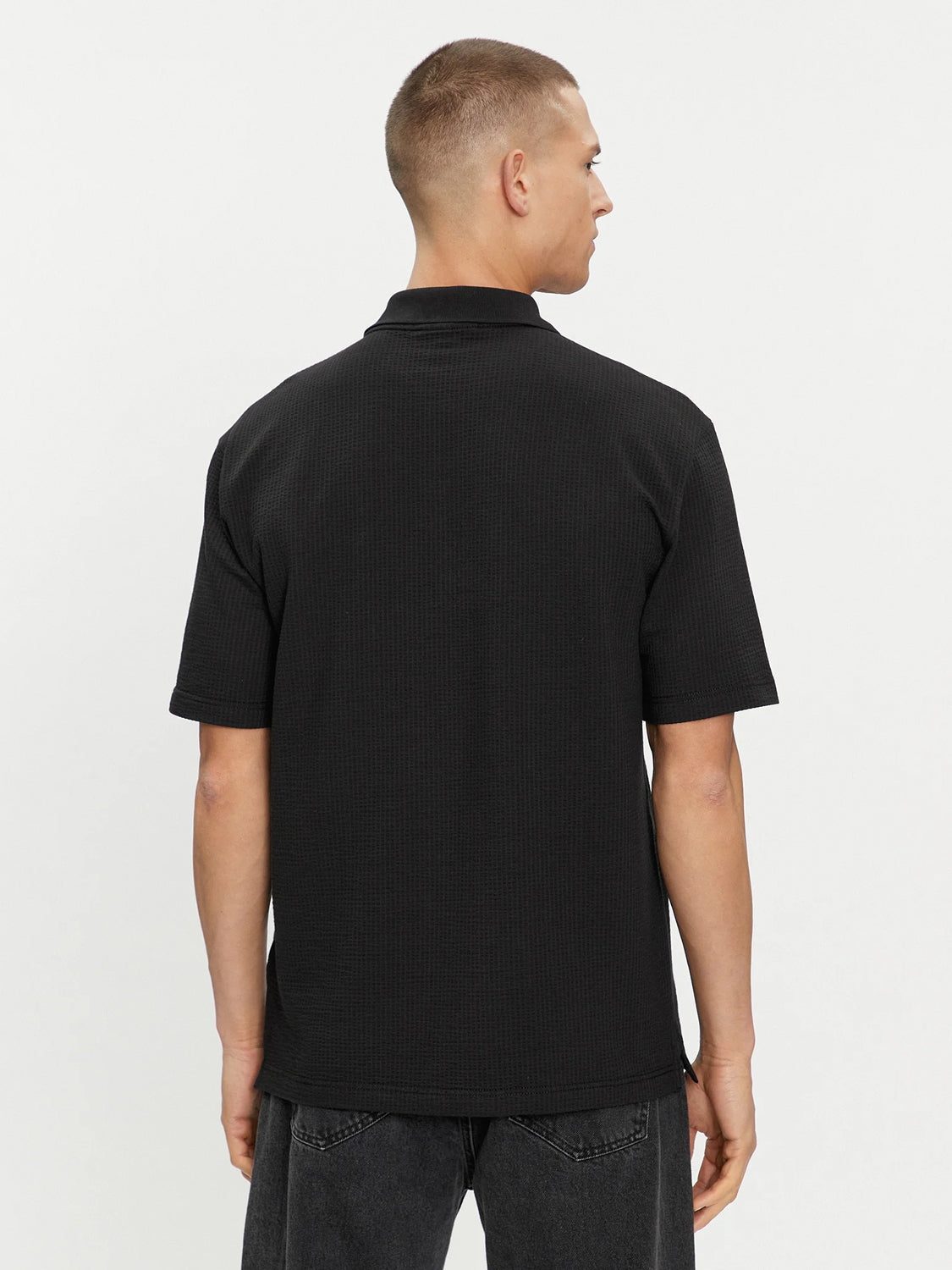 Calvin Klein Polo J30j325433 Black Preto_shot1