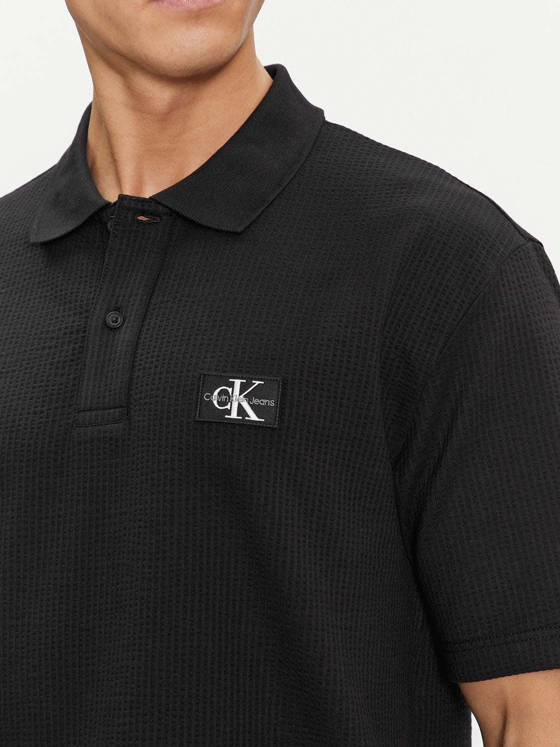 Calvin Klein Polo J30j325433 Black Preto_shot2