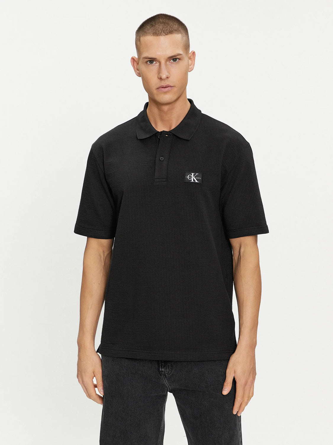 Calvin Klein Polo J30j325433 Black Preto_shot3