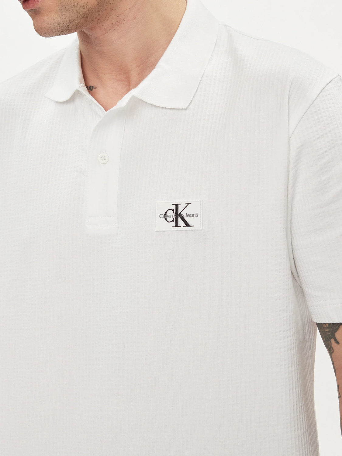 Calvin Klein Polo J30j325433 White Branco_shot2