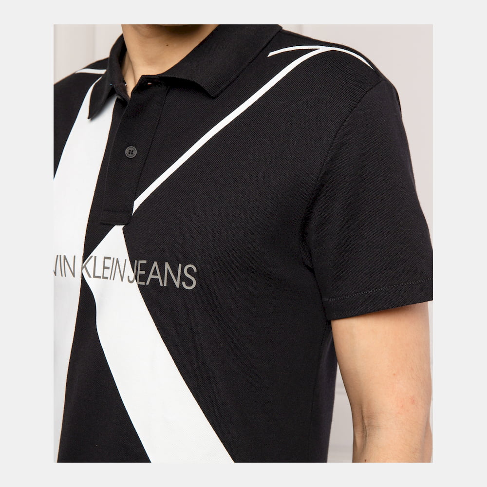 Calvin Klein Polo J30j315358 Black Preto Shot2