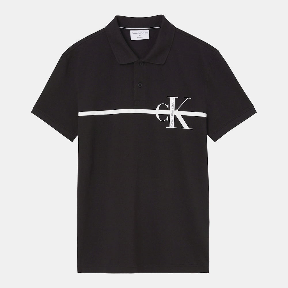 Calvin Klein Polo J30j321699 Black Preto Shot2
