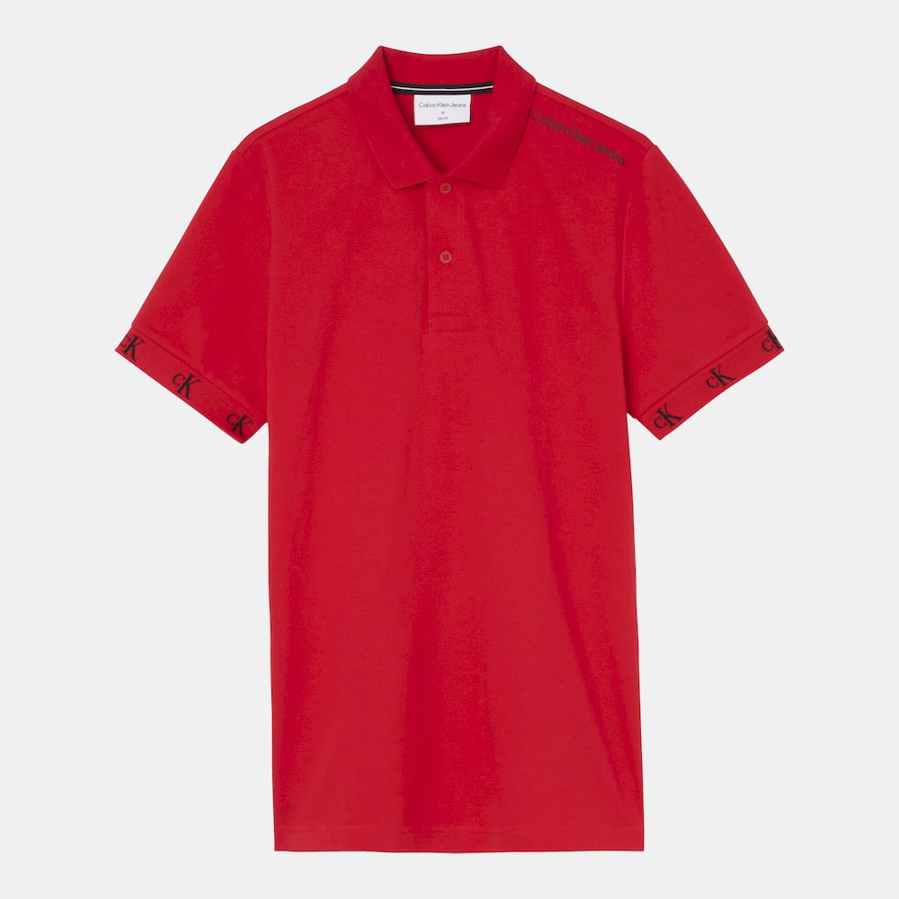 Calvin Klein Polo J30j321700 Red Vermelho Shot2