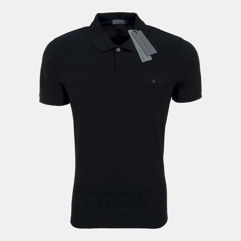 Calvin Klein Polo J3ej301994 Black Preto Shot6