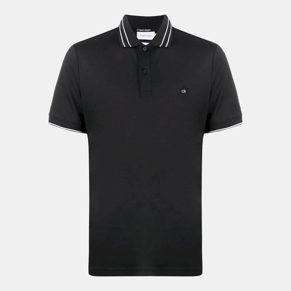 Calvin Klein Polo K10k105183 Black Preto Shot1