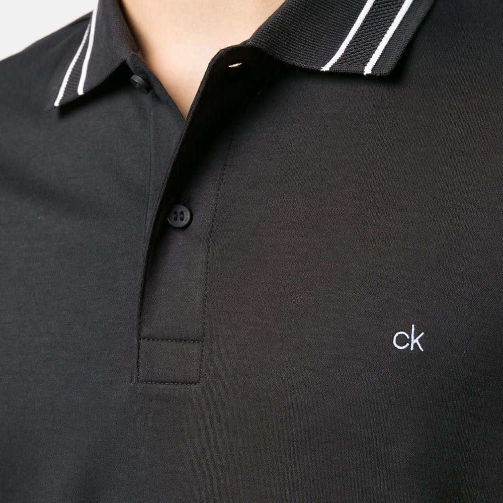 Calvin Klein Polo K10k105183 Black Preto Shot4