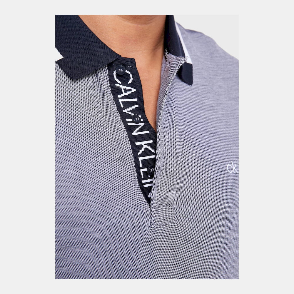 Calvin Klein Polo K10k105196 Navy Wh Wh Navy Branco Shot4