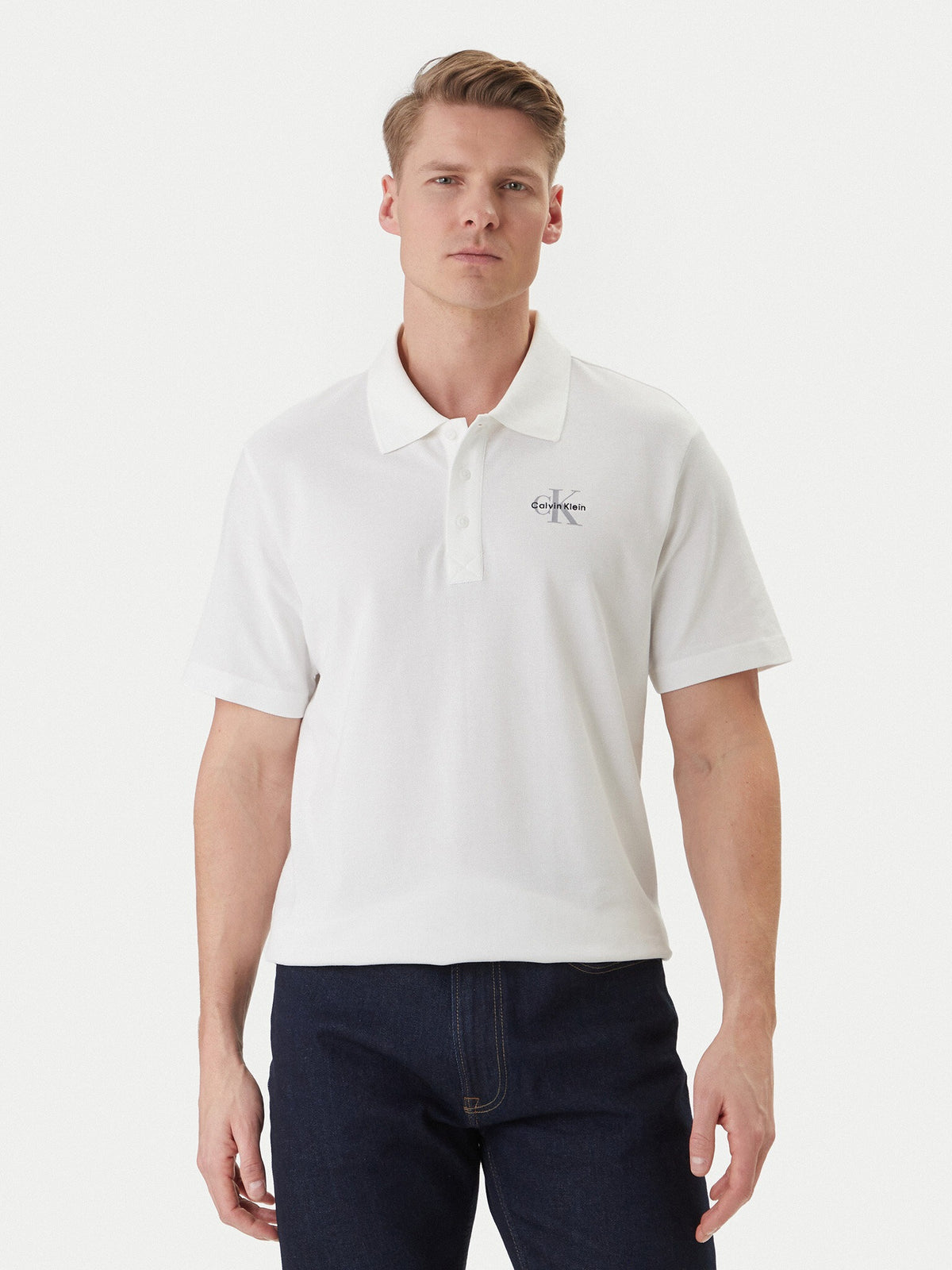 Calvin Klein Polo Lv04rf209g White Branco_shot1