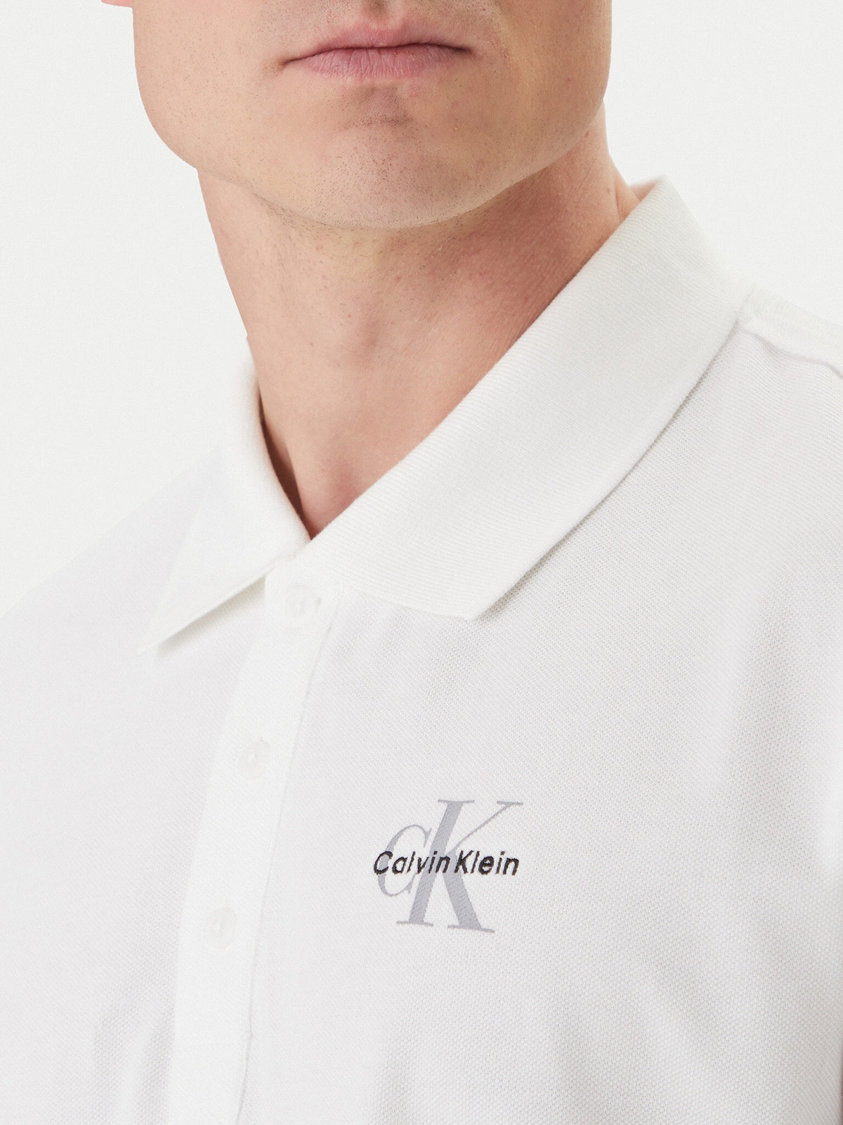 Calvin Klein Polo Lv04rf209g White Branco_shot4