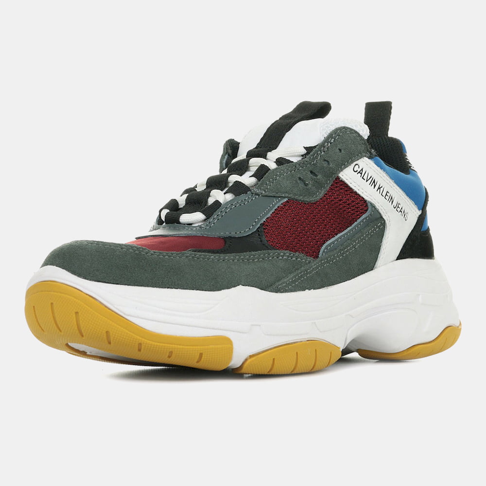 Calvin Klein Sapatilhas Sneakers Shoes Maya Marvin Grey Red Cinza Vermelho Shot4