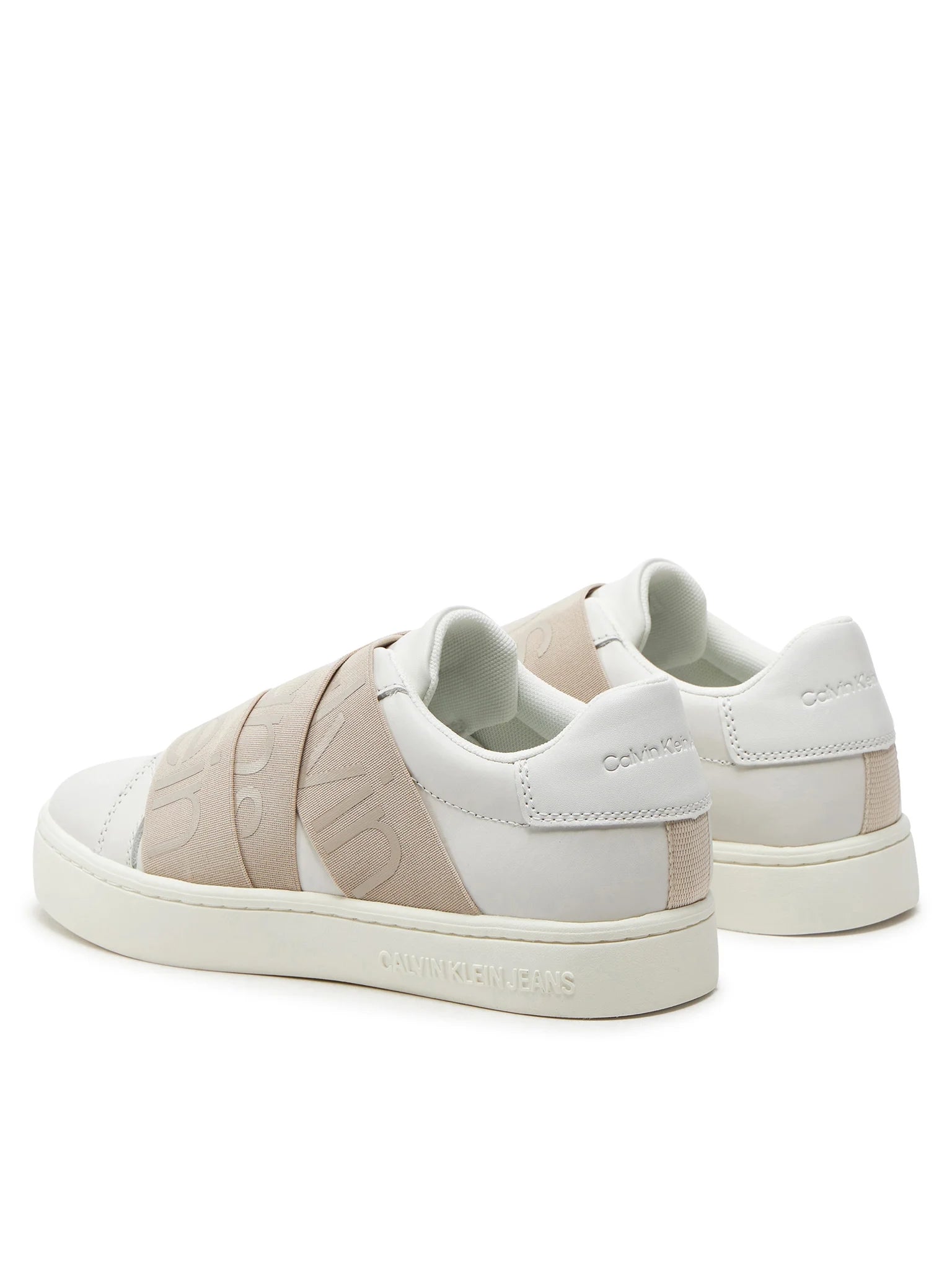 Calvin Klein Sapatilhas Sneakers Shoes Yw0yw01391 White Beig Branco Beige_shot3