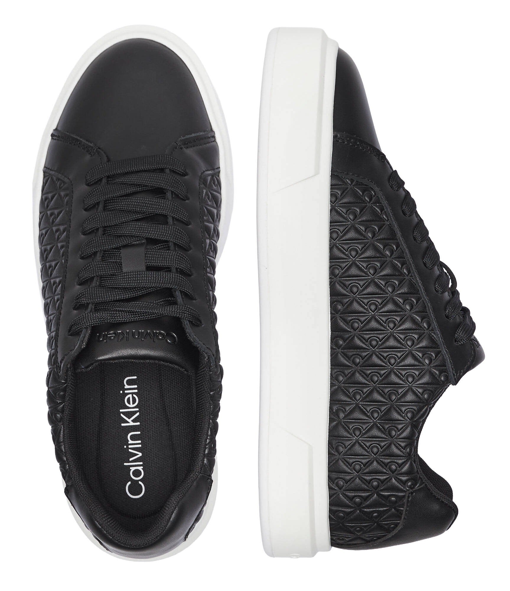 Calvin Klein Sapatilhas Sneakers Shoes Yw0yw02006 Black.logo Preto_shot3