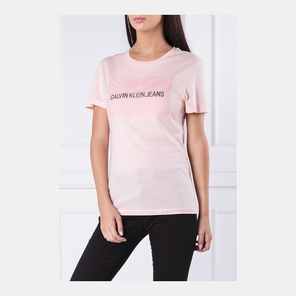 Calvin Klein T Shirt J20j208606 Pink Rosa Shot2