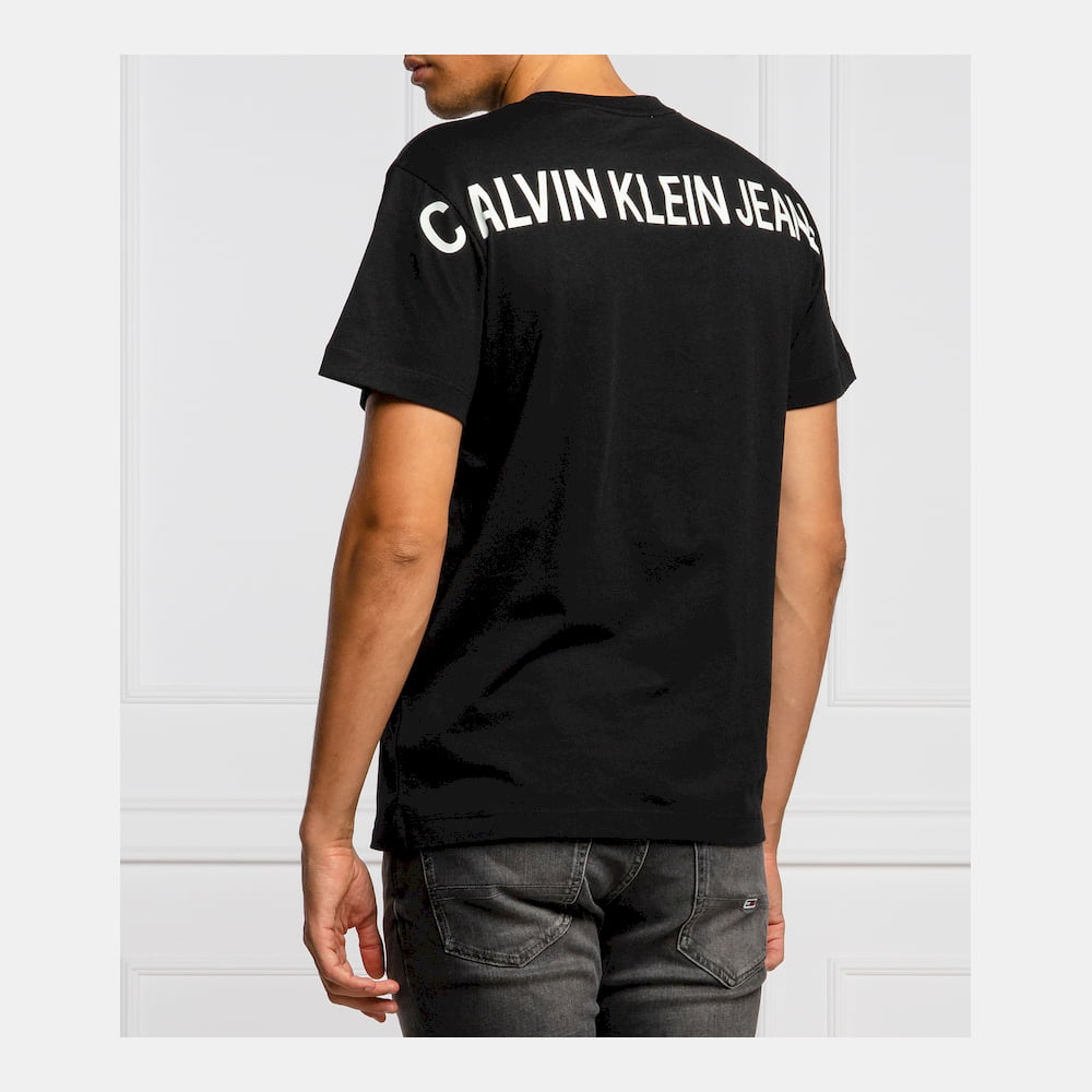 Calvin Klein T Shirt J30j315728 Blk White Preto Branco Shot3