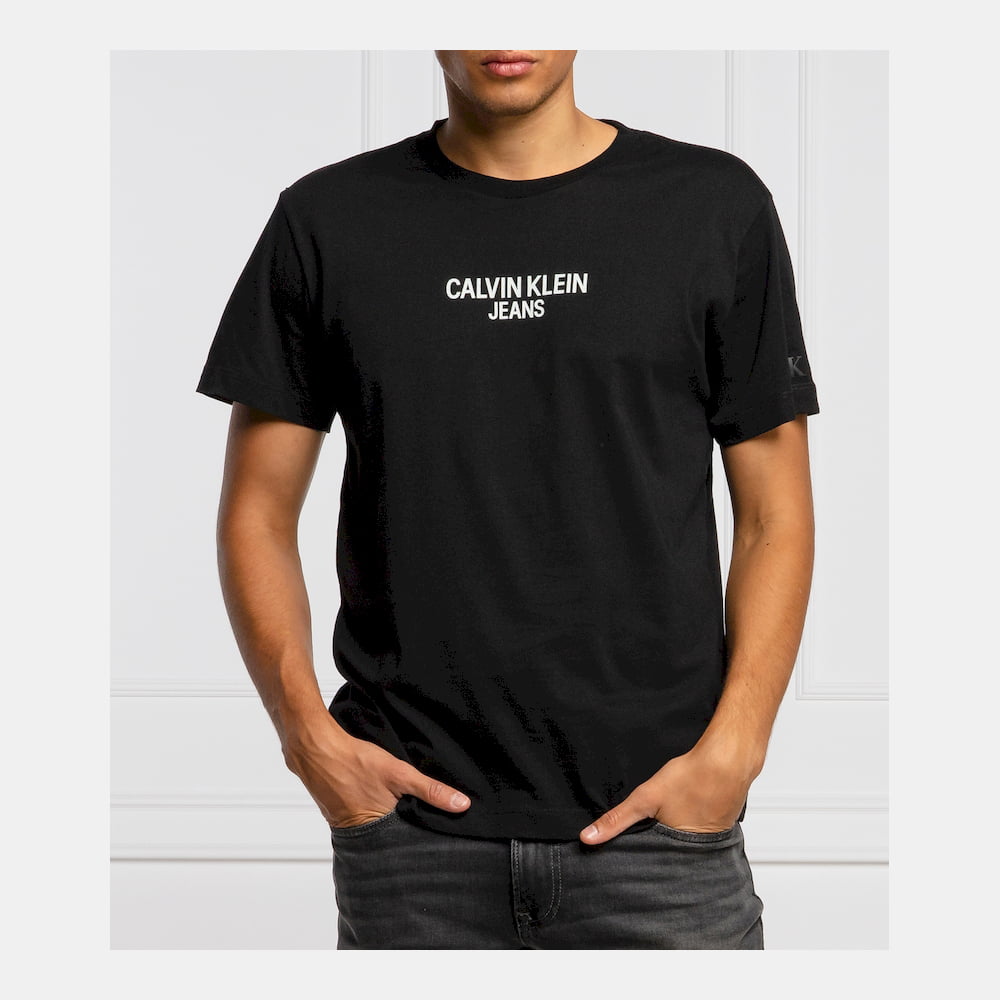Calvin Klein T Shirt J30j315728 Blk White Preto Branco Shot7