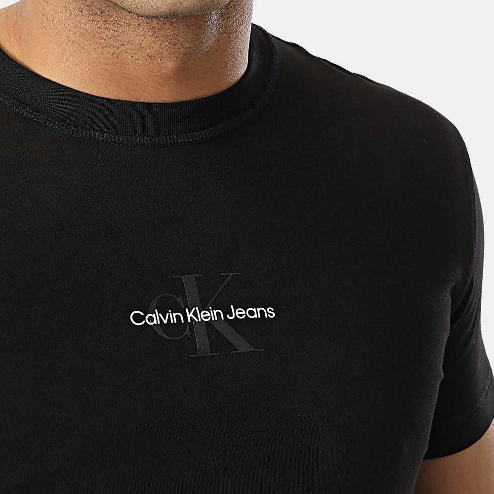 Calvin Klein T Shirt J30j319877 Black Grig Preto Grig Shot3