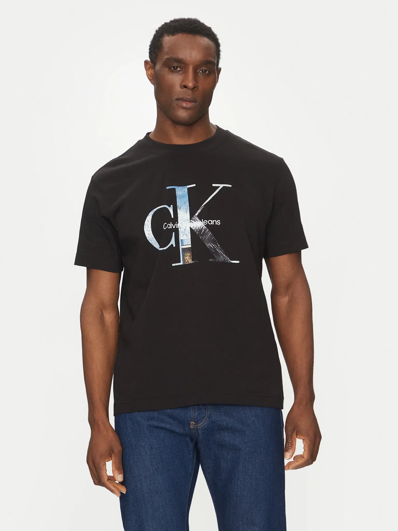 Calvin Klein T Shirt J30j327483 Black Preto_shot1