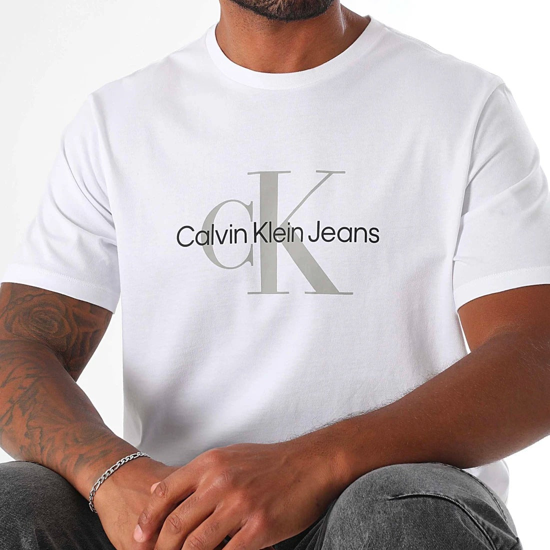 Calvin Klein T Shirt Lv040em286 White Branco_shot3