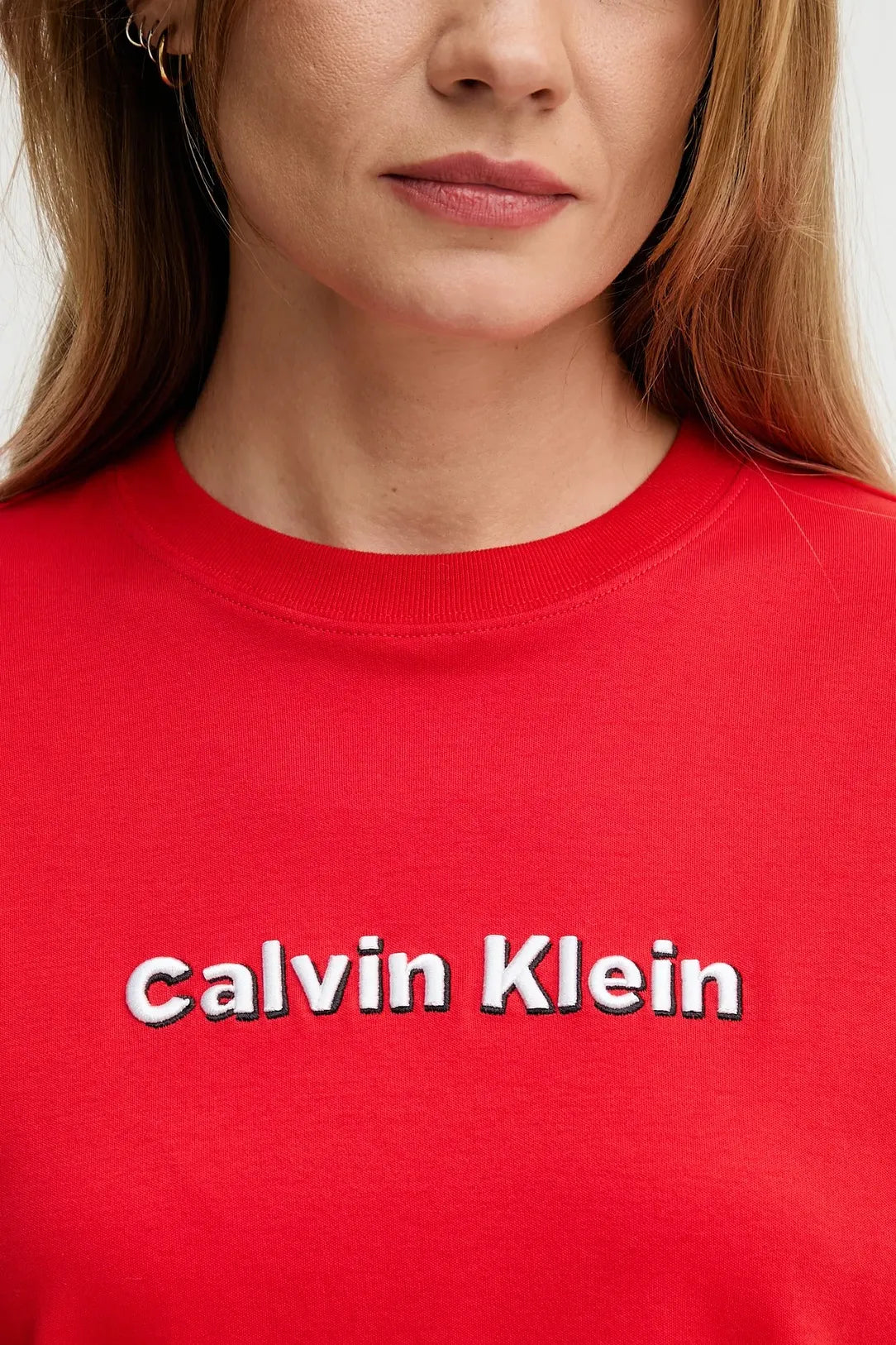 Calvin Klein T Shirt Lv047d205g Red Vermelho_shot4