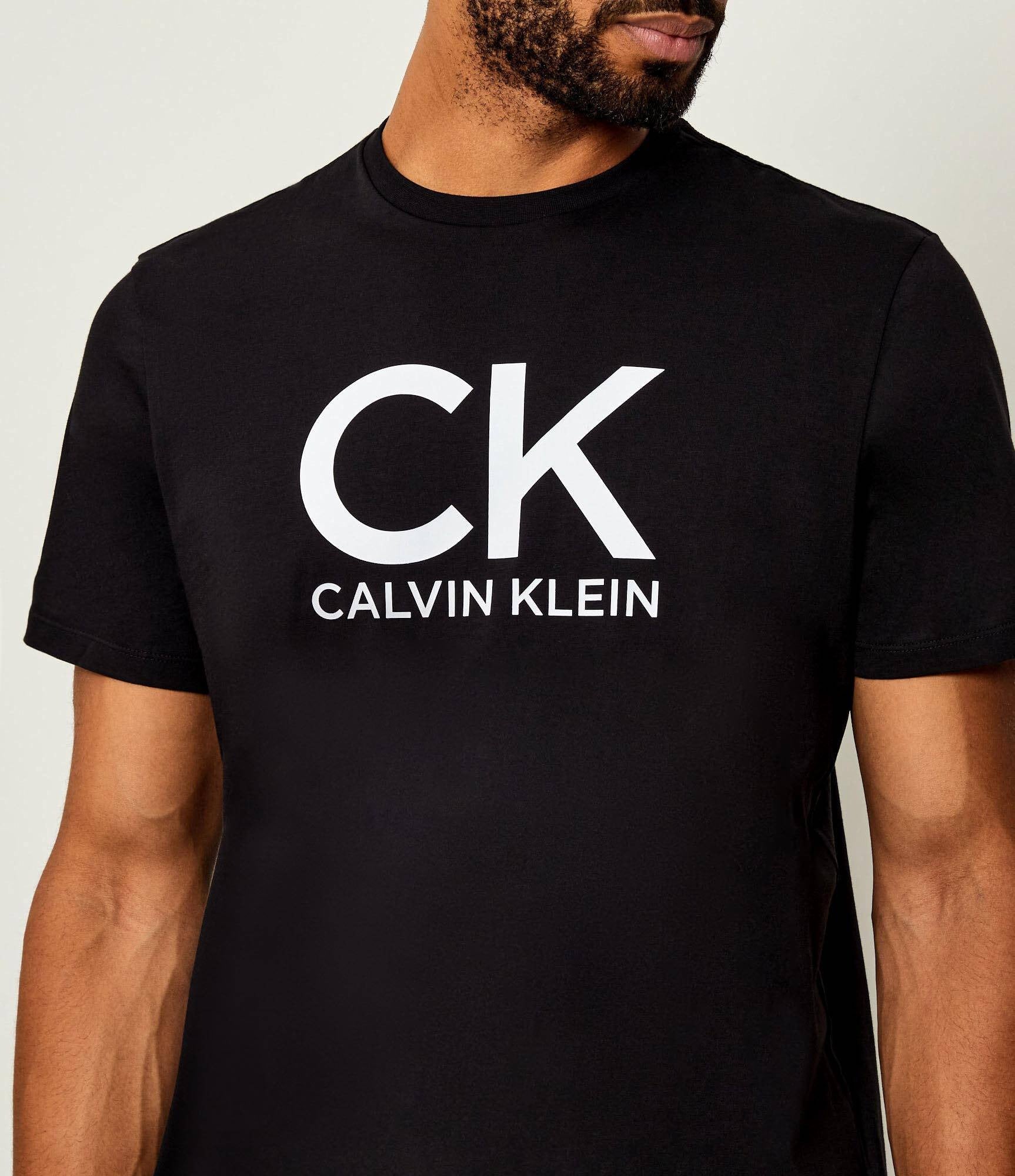 Calvin Klein T Shirt Lv04rd819g Black Preto_shot4