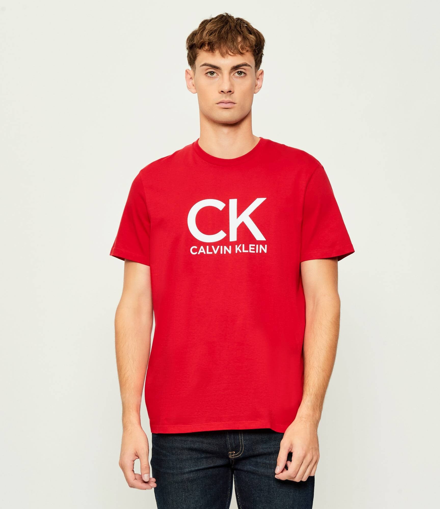 Calvin Klein T Shirt Lv04rd819g Red Vermelho_shot1