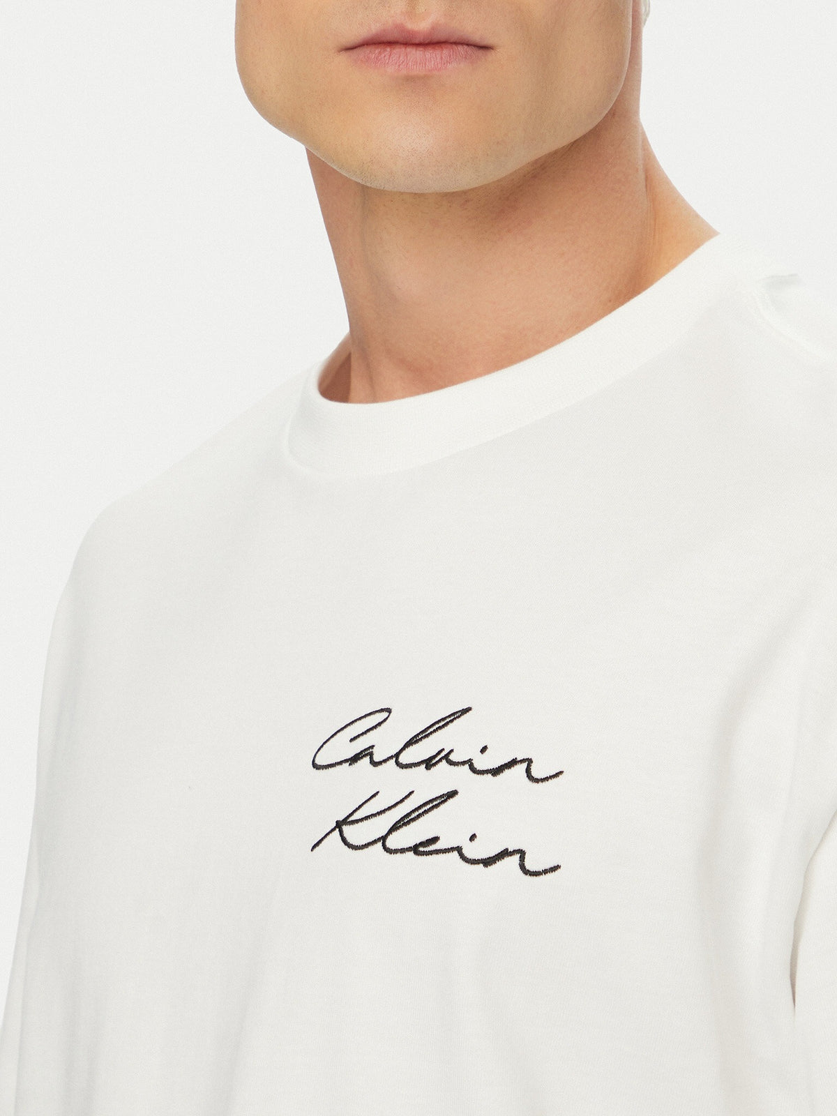 Calvin Klein T Shirt Lv04re828g White Branco_shot5