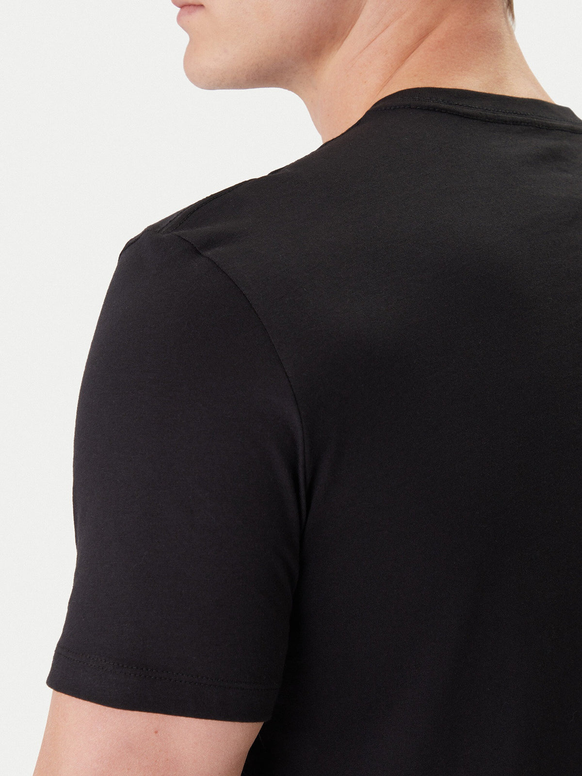 Calvin Klein T Shirt Lv04rf800g Black Preto_shot5