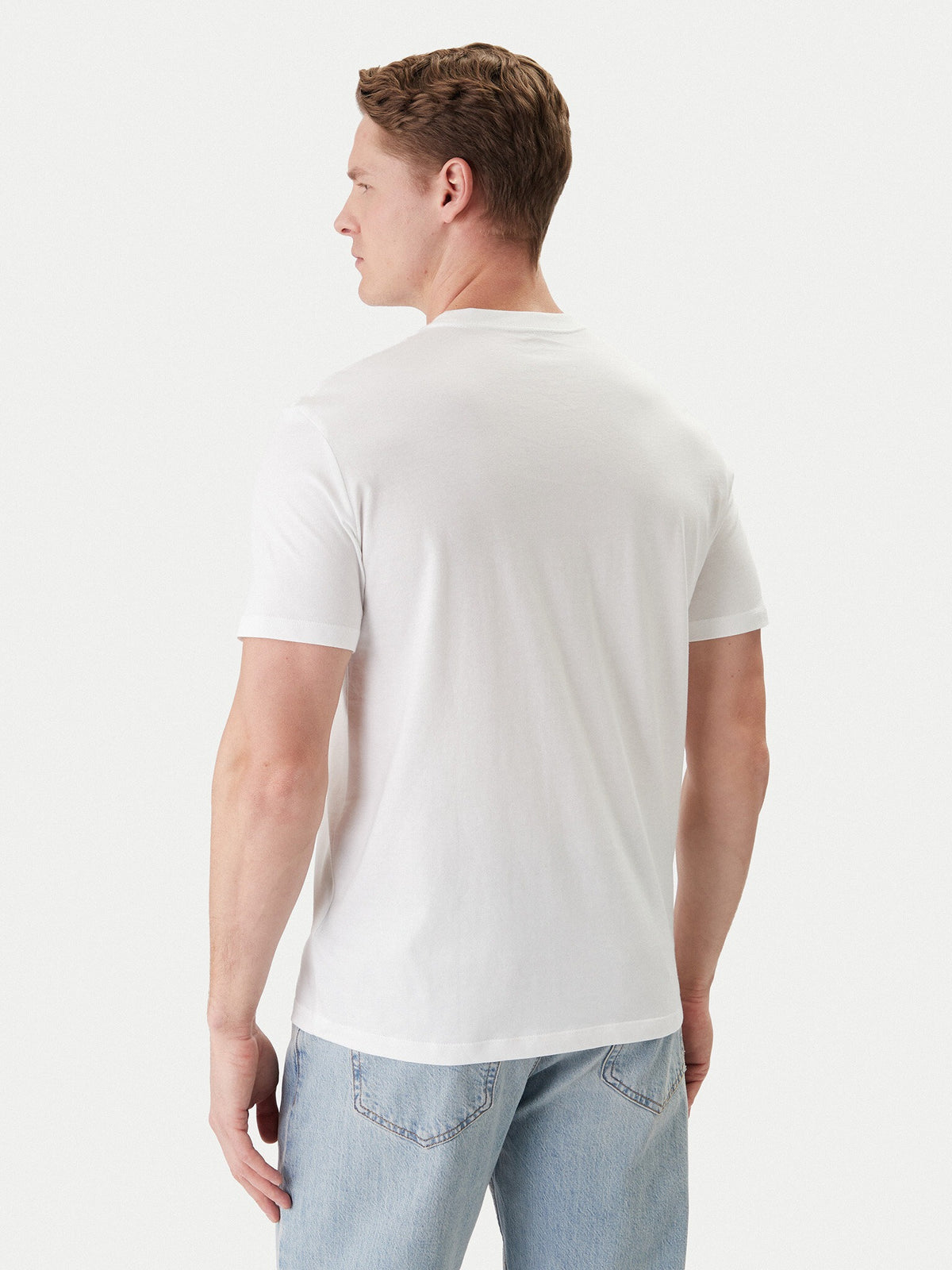Calvin Klein T Shirt Lv04rf800g White Branco_shot3