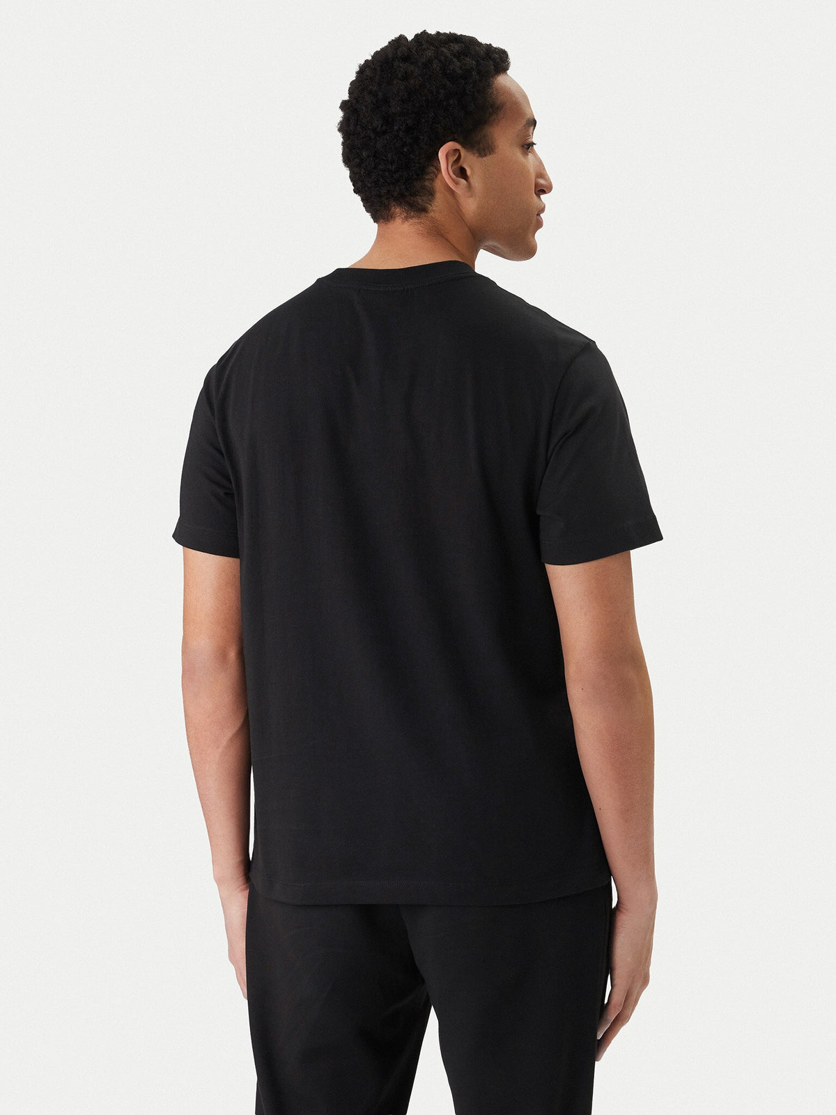 Calvin Klein T Shirt Lv04rf820g Black Preto_shot3
