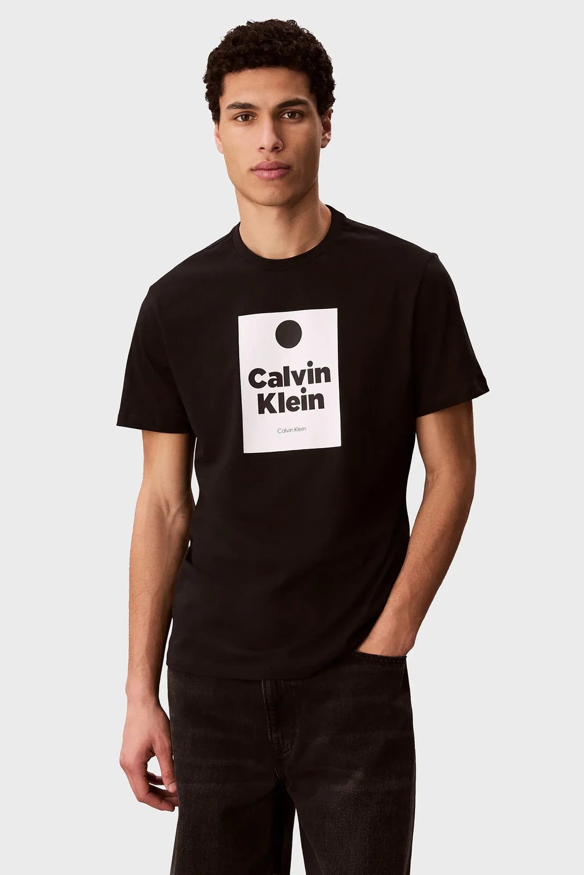 Calvin Klein T Shirt Lv14rf807g Black Preto_shot1