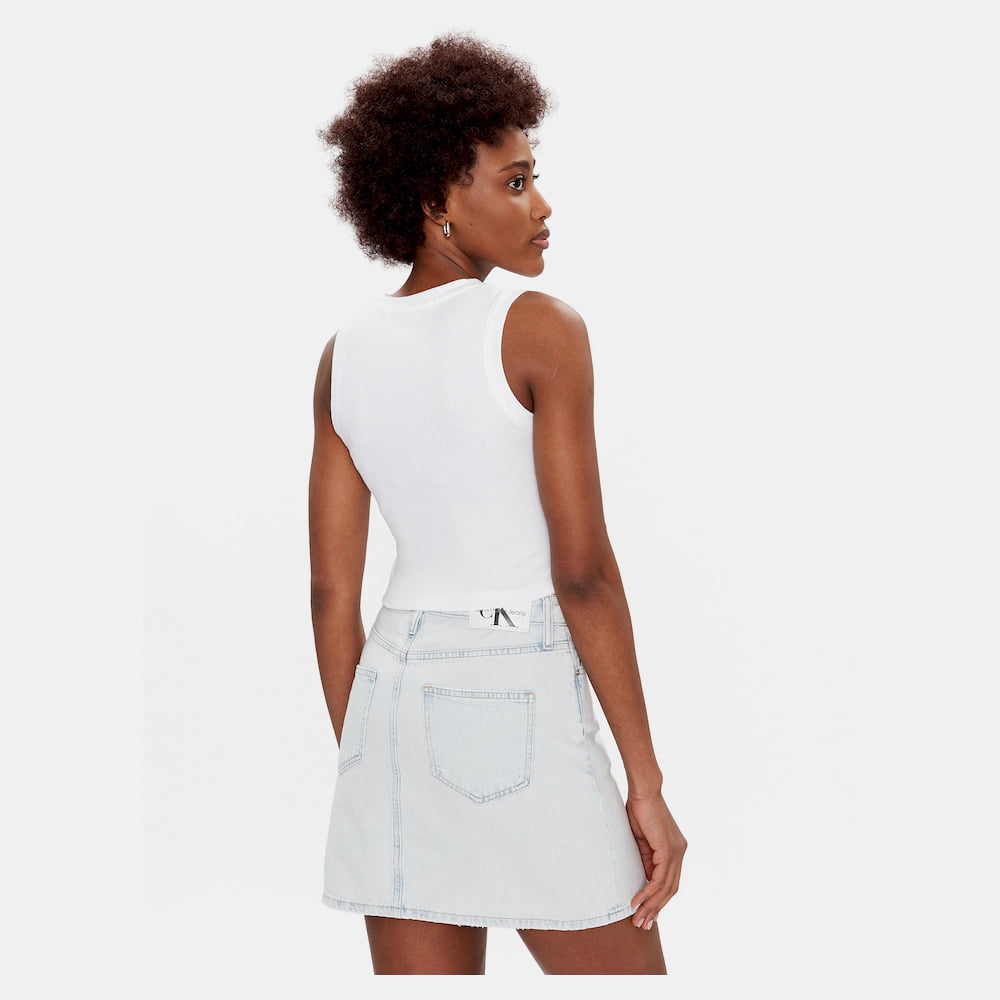 Calvin Klein Top J20j221521 White Branco Shot2