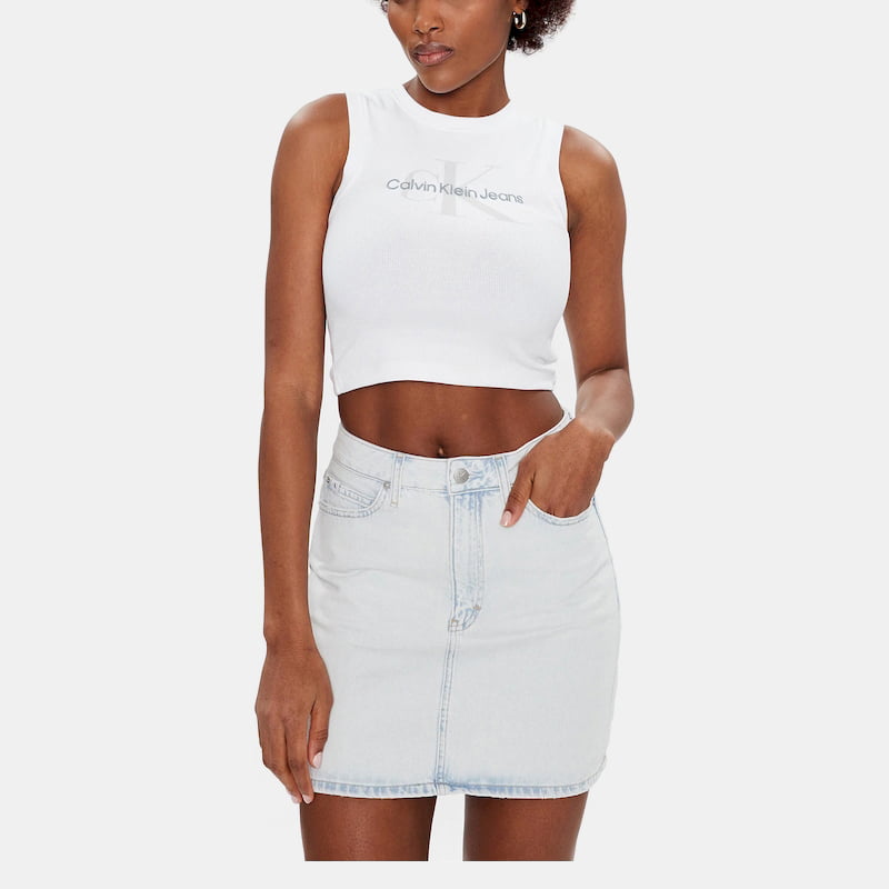 Calvin Klein Top J20j221521 White Branco Shot5