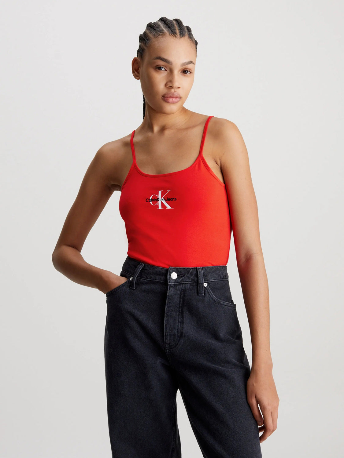 Calvin Klein Top J20j223105 Red Vermelho_shot2