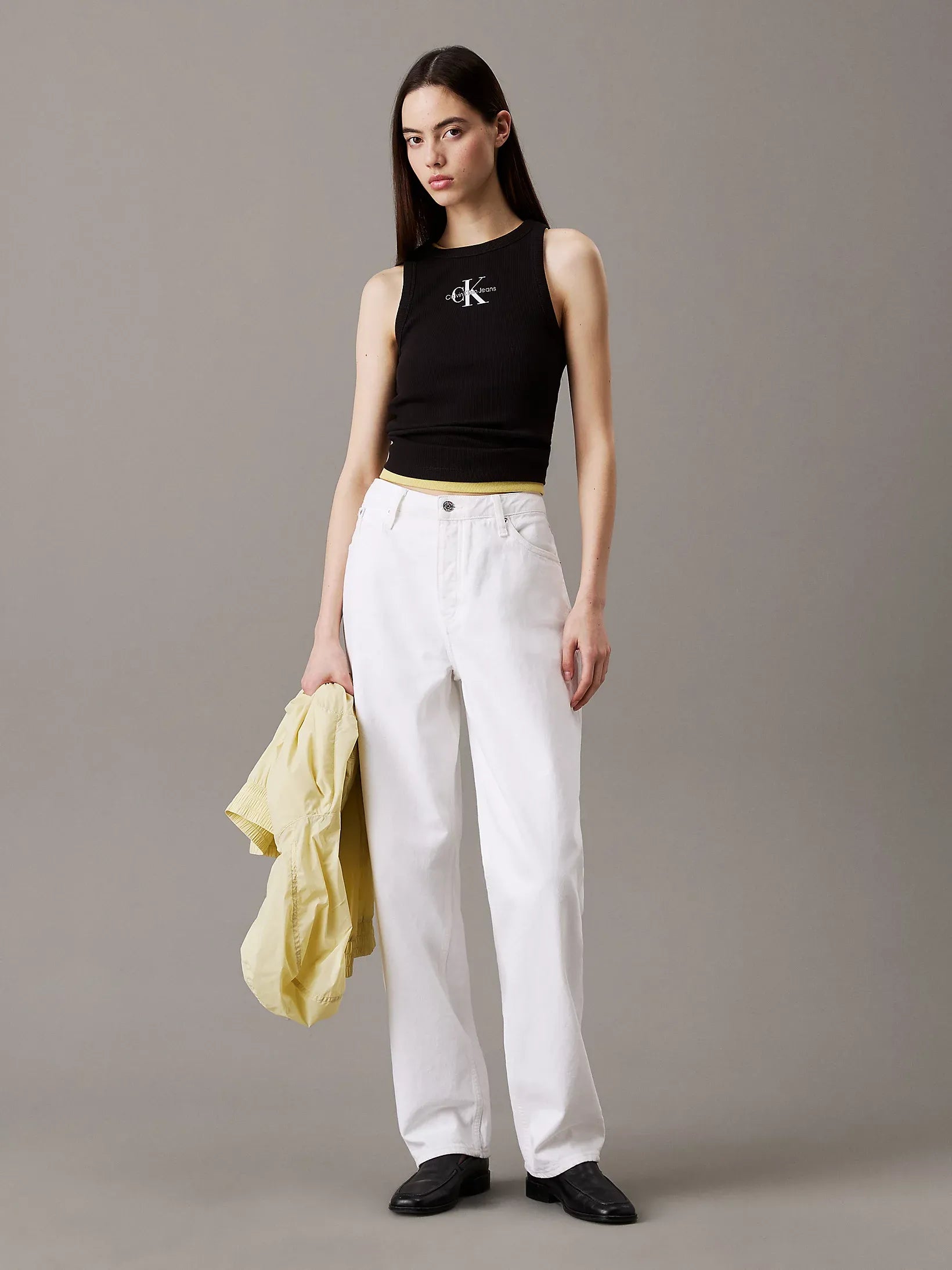 Calvin Klein Top J20j225301 Black Preto_shot4