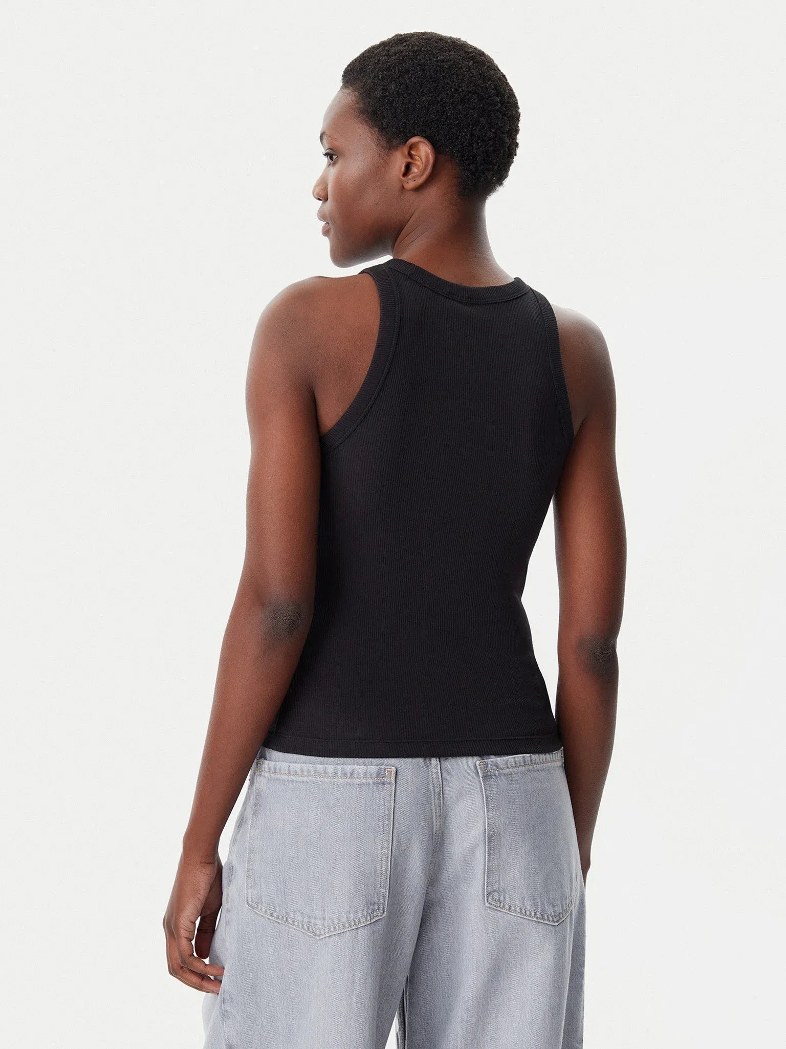 Calvin Klein Top J20j225520 Black Preto_shot3